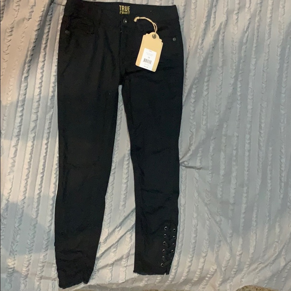 Black true craft skinny jeans